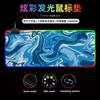 El Pad Luminoso Más Vendido de Amazon Alfombrilla de Ratón RGB Tamaño Grande Transfronterizo Mapa Caliente Líneas Abstractas Nuevo Grande Fluido