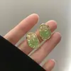 Oferta Especial Brinco Laranja Mar Sea Estilo Chanel Nicho Alto Padrão Início da Primavera Brinco de Tarraxa com Cristal Cor Champagne 2023 Novo Modelo