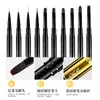 Set de Brochas para Uñas Transfronterizo Nuevo Cuadradas y Redondas para Pintura, Dibujo de Líneas, Degradado, Barrido, Estilo Francés, Cabezal Angulado, Brochas para Fototerapia