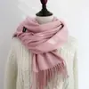 Bufanda de Color Sólido Rojo Brillante Rojo Chino Otoño e Invierno Versión Coreana Chal Largo Versátil con Protección para el Cuello para Calidez Reunión Anual de la Empresa