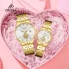 Relojes de Pareja ORSGA Movimiento Japonés Zafiro Tótem Pixiu Calendario Moda Fábrica en Vivo Relojes para Hombres y Mujeres