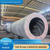 Fabricante personalizado secador de tambor contínuo de minério de areia mineral secador rotativo de pó de cálcio de minério grande Dawei