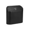Cubo de basura con tapa para coche y hogar de doble uso Contenedor de almacenamiento para artículos varios del coche Soporte para paraguas de coche Caja de almacenamiento de uso rápido para coche