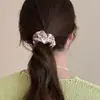 Scrunchie Pequeno de Cetim de Alta Qualidade Estilo Francês, Simples e Elegante, Elástico de Cabelo de Alta Elasticidade para Coques e Rabos de Cavalo