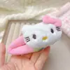 Presilha de Cabelo de Pelúcia Desenho Animado para Meninas, Presilha Grande BB para Estudantes, Presilha Fofa para Franja Lateral, Doce Acessório de Cabelo