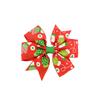Acessórios de cabelo de Natal para Crianças da Amazon novo Laço estampado de Boneco de Neve de Natal Sino grampo de cabelo de feriado para meninas 640