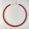Collar de Bolas de Ónice con Cuentas de Estilo Japonés y Coreano, Moda de Nicho, Clásico, Combinable, Lujo Ligero, Retro, Cadena de Clavícula de Alta Calidad para Mujeres