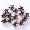 Broca de garra estrela de cinco pontas/Broca de vidro cristalino/Broca de garra costurada à mão/DIY/Vestido de noiva/Grampo de cabelo/Acessórios