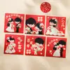 Sobre rojo especial de boda para recoger a los parientes para bloquear la puerta bolsa feliz regalo de compromiso de alta gama con la parte del cambio de dibujos animados Feili es de uso general