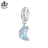 Aiful Luna Soñadora Cielo Estrellado Galaxia Atrapasueños Juego de Cuentas Chapado en Cobre Platino Pulsera DIY Combinación de Cuentas Sueltas