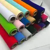 Stock Listo del Fabricante de Tela de Terciopelo Negro con Respaldo Adhesivo para Empaque de Joyeros, Forro de Terciopelo Autoadhesivo, 1.0 m Mezcla de Algodón y Poliéster