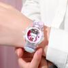 Fabricantes al por mayor en stock nuevos relojes electrónicos redondos, relojes de dibujos animados para niños, luces intermitentes de colores, relojes electrónicos musicales