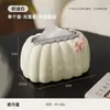 Caixa de lenços de marshmallow sala de estar luxo leve nuvem caixa de lenços retrátil celebridade da internet em casa alto balé