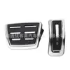 Acessórios de modificação de pedal de pé com área de descanso de acelerador e freio antiderrapantes adequados para Volkswagen POLO, Golf 4