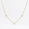 Collar de Zirconia de Diseño de Alta Gama para Mujer Estilo de Lujo Accesible en Instagram Moda Joyería Versátil Acero Inoxidable Collar con Sentido de Diseño