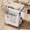 Cesta de Lavandería Hogar Cesta de Almacenamiento de Ropa Sucia Baño Cesta de Lavandería Dormitorio Cesta de Almacenamiento de Artículos Varios Puerta de Entrada Trasera Cesta para Ropa Sucia