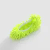 Atacado do Fabricante Limpeza de Piso Removível e Lavável Chinelos Esfregão Chenille Preguiçoso Chinelos Esfregão Capa para Esfregão