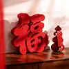 Decorações de inauguração de casa, caractere "Fu" para boa sorte, suprimentos para cerimônia de entrada de nova casa, ornamentos de entrada para nova casa, peixe koi simbolizando prosperidade e sorte