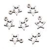 Viento Ins 22 estrella de cinco puntas mixta colgante de plata antigua DIY amuleto natural joyería creativa hecha a mano accesorios explosiones