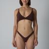 Conjunto de Sutiã de Algodão Conjunto de Sutiã e Calcinha Sexy de Algodão com Elastano Sem Bojo Sem Aro Conjunto de Roupa Íntima Respirável para Mulheres
