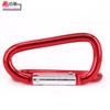 Aleación de Aluminio de Alta Resistencia Hebreo Extra Grande No. 10 Hebillas de Montañismo en Forma de D Hebilla Colgante de Seguridad para Exteriores Color Hebilla para Mochila