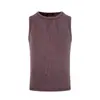 Jia Yi Ku 2026 Marca Americana de Moda Callejera Camiseta Color Lavado Bloques de Color Base Camisa Color Sólido Versátil Ajuste Delgado Camiseta sin Mangas