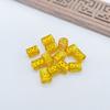8*9mm color aluminio trenza sucia joyería hip hop hebilla de trenza sucia accesorios decorativos para pelucas diy al por mayor en stock