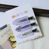 Pinza para el Cabello de Corazón Dulce con Pedrería Estilo Coreano, Pinza para Flequillo Lateral, Pasador Lindo que No Deja Marca, Juego de Pinzas para el Cabello
