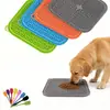 Tapete de Alimentação Lenta Popular para Gatos e Cachorros Transfronteiriço, Tapete de Silicone para Alimentação Lenta de Animais de Estimação, Tapete de Lamber para Animais de Estimação, Tapete Alimentador Anti-Vazamento Antiderrapante para Animais de Estimação