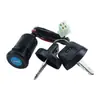Interruptor de ignição com chave de 4 pinos para veículo off-road ATV, acessórios de modificação para motor de pequena cilindrada 50cc-250cc