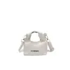 Bolsa de Axila Simples e Estilosa 2026 Novo Modelo Elegante e Tendência Cor Sólida Bolsa de Ombro com Letras Moda Casual Bolsa de Mão