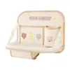 Bolsa de almacenamiento para respaldo de asiento de coche, Asiento multifuncional para coche, Portavasos para coche, Mesa pequeña plegable de dibujos animados para niños en el coche