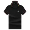 Promoção Quente Atacado Verão Camisa Polo Masculina Manga Curta Gola Lapela Tamanho Grande Bordado Masculino Casual Luxo Leve Jovem e Meia-Idade Top