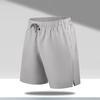 Shorts Esportivos Americanos Masculino Verão Seda Gelada Marca de Moda Respirável plus size Versátil Fitness Calça Casual Corrida Treinamento