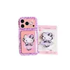Capa de gato KT com estampa de leopardo adequada para iPhone 18 Pro Max, fofa para Apple 17, personalizada para 16, moderna para 15