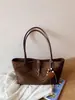 Bolso tote minimalista y ligero estilo coreano, diseño nuevo, gran capacidad, casual y adecuado para ir al trabajo, se puede llevar debajo del brazo o como bolso de hombro