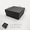 Caja de Regalo de Cartera Negra de Alta Gama, Caja para Cinturón de Cuero, Collar de Joyería, Caja de Empaque Cuadrada para Cinturón, Llavero Universal