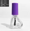 En stock, 5 ml, 10 ml, 15 ml, sin impresión, esmalte de uñas, botella de vidrio, botella vacía, embalaje, botella, suministros para uñas con tapa