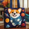 2026 Nova Série de Filhotes Transfronteiriça Estampa Digital Bolsa Tote Acolchoada de Ombro Fashion