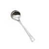 Cuchara Sopera Martillada de Acero Inoxidable, Espumadera Martillada, Cuchara para Fondue Martillada de Mango Largo de Alta Estética Retro, Cuchara Sopera de Cocina para el Hogar