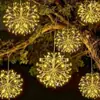 Luces de Fuegos Artificiales LED para Exteriores, Luces de Colores Impermeables, Guirnaldas de Luces Intermitentes, Luces de Cielo Estrellado, Luces para Iluminación de Calles, Luces Decorativas Festivas para Colgar en Árboles