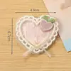 Nova Decoração de Coração de Pérola Artesanal DIY Acessórios de Renda com Laço Trançado Acessórios de Cabelo Acessórios para Roupas Bolsas