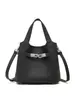 Bolso Cesta de Cuero de Vaca de Primera Capa para Mujer, Bolso Cubo Texturizado de Mano, Bolso Cruzado Suave de Cuero Granulado para Hombro, Bolso de Viaje