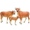 Escultura de Toro de Fibra de Vidrio para Exteriores para Jardines, Céspedes, Entradas de Restaurantes de Hot Pot de Res, Centros Comerciales, Adornos de Pastor Montando una Vaca, Estilo Rural