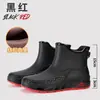 Tênis brancos clássicos para exportação, sapatos de borracha masculinos, galochas de chuva da moda para uso externo, sapatos de borracha unissex estilo esportivo para uso externo, sapatos para pesca e vadeio