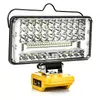 Adecuado para Luz de Trabajo LED para Batería de Litio Dewalt Iluminación Exterior con USB Tipo-C Luz de Cuatro Pulgadas con 16 LEDs