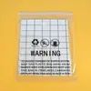 Bolsas de Vacío para Ropa Lista para Usar, Bolsas de Compresión Selladas al Vacío, Etiquetas de Advertencia de Amazon, Bolsas de Vacío para Colchas y Ropa
