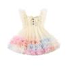 Saia Nova Infantil, Vestido de Menina, Saia Tutu, Saia de Princesa, Saia de Gaze Infantil Estilo Lolita, Saia Tutu, Saia com Suspensórios