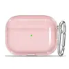Adequado para Capa Protetora Airpodspro3, Estojo de Silicone Transparente para Fone de Ouvido, Estojo para Fone de Ouvido Bluetooth Airpods 4ª Geração, Estojo de TPU