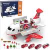 Modelo de Avión para Niños Juguete Resistente a Roturas Coche de Inercia para Niños Bebé Educativo Multifunción Almacenamiento Desmontable